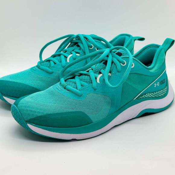NEW! Under Armour Women's HOVR Omnia Running Shoes Light Green - Picture 3 of 8